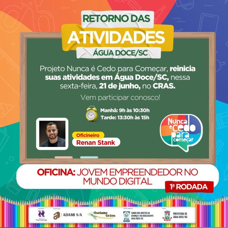 Projeto “Nunca é cedo para Começar” inicia curso de Montagem e Manutenção de Computadores