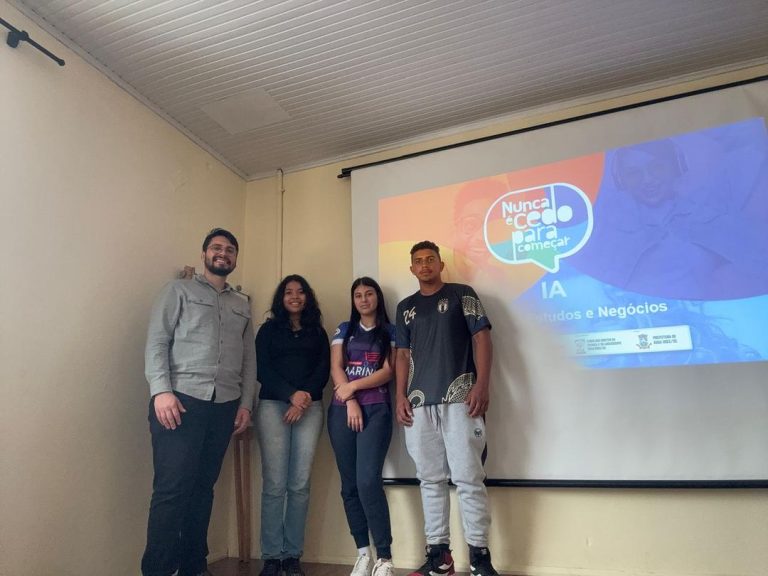 Jovens de Água Doce Participam de Oficina de Inteligência Artificial pelo Projeto “Nunca é Cedo para Começar”
